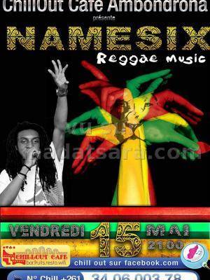 Namesix Reggae Music au Chillout Café Ambondrona