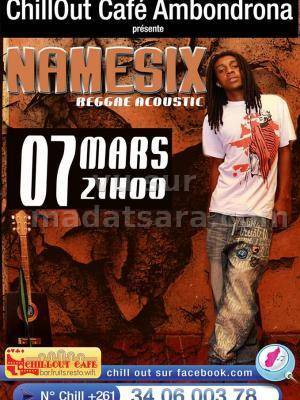 Namesix Reggaie Accoustic au Chillout Café Ambondrona