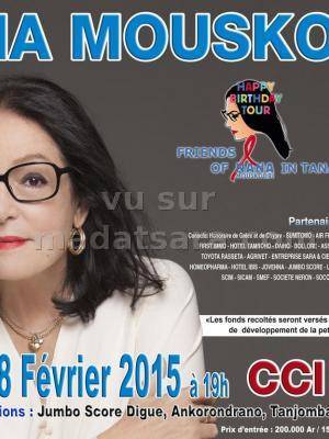 Nana Mouskouri en concert au CCI Ivato Happy Birthday Tour