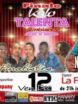 FINALE KALO TALENTA &amp; NANTENAINA
12 DECEMBRE 2014