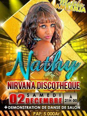 Nathy en show case Discothèque Nirvana - Ampanefena