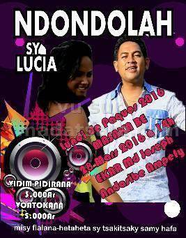 Ndondolah sy Lucia en concert Ekar MD Joseph Andasibe Ampefy