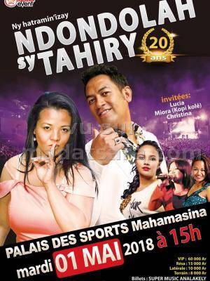 Ndondolah‍ & Tahiry‍ en concert Palais des Sports Mahamasina‍