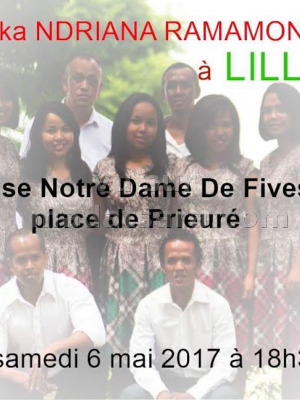 Ndriana ramamonjy‍ en concert - Eglise Notre Dame de Fives