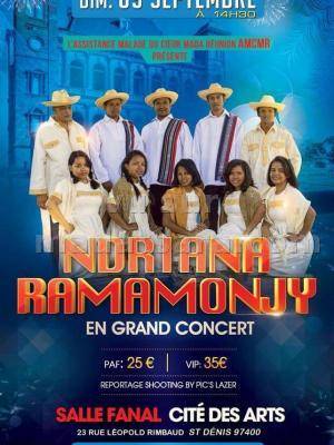 Ndriana ramamonjy en concert Salle Fanal Cité Des Arts St Denis