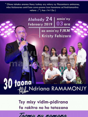 Ndriana ramamonjy‍ - FJKM KRisty Fehizoro‍