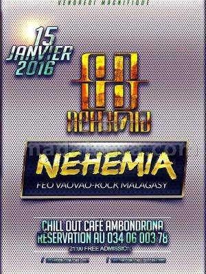 Nehemia feo vaovao rock malagasy en concert au Chillout Café