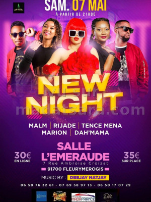 New Night - Malm Martiora‍ Rijade‍ Tence Mena‍ Marion‍ Dah'Mama‍ - Emeraude 91‍