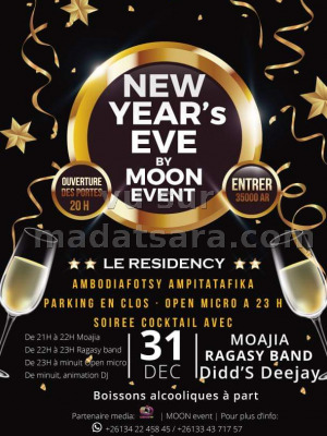 New Year's eve by moon event - Le Residency Ambodiafontsy Ampitatafika