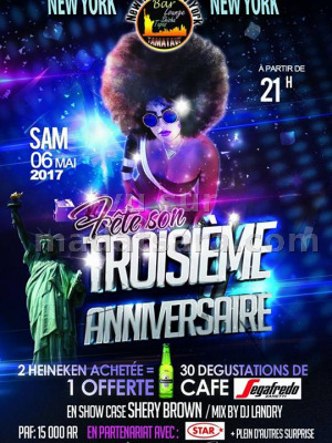 New York New York Tamatave‍ fête son troisième anniversaire