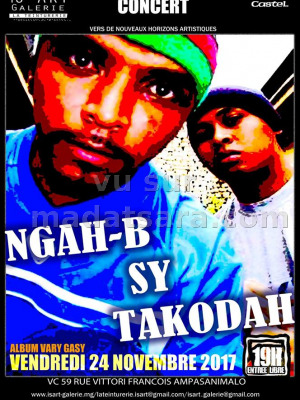 Ngah B‍ & Takodah‍ en concert au Is'Art Galerie‍
