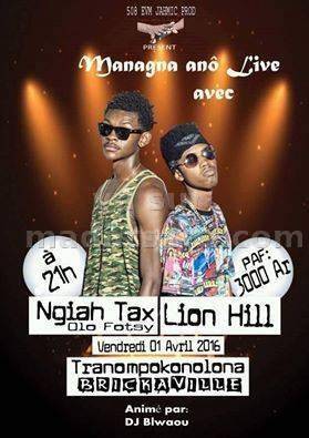 Ngiah Tax & Lion Hill au Tranompokonolona Brickaville