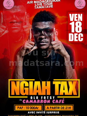 Ngiah Tax Olo Fotsy‍ - Camarron Cafe Mangarivotra Toamasina‍