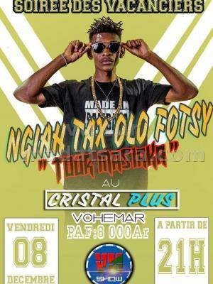Ngiah Tax Olo Fotsy en show case Cristal Plus Vohemar