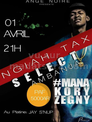 Ngiah Tax Olo Fotsy‍ en show case Le Select Ambanja‍