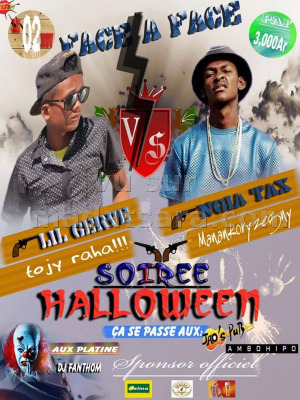 Ngiah Tax Olo Fotsy‍ & Lil Gerve face à face - Soirée Halloween - JAO'S PUB‍