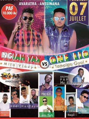 Ngiah Tax Olo Fotsy & One Lio en show case JAO'S PUB