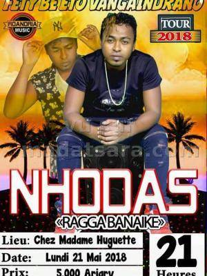 Nhodas feth be eto Vangaindrano Chez Madame Huguette Vangaindrano