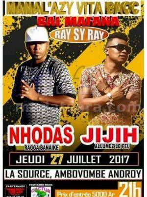Nhodas & Jijih en concert La Source Ambovombe Androy