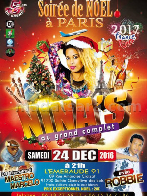 Nina's‍ au grand complet en concert à Paris Salle de réception Emeraude Sainte-Geneviève des Bois‍