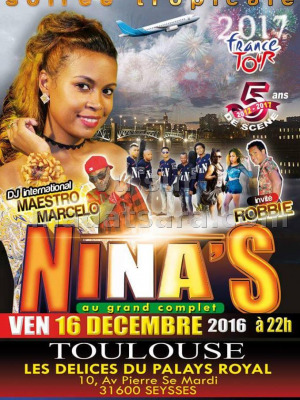 Nina's‍ au grand complet en concert à Toulouse