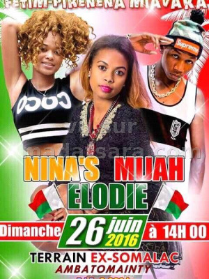 Nina's, Elodie & Mijah - Fetim-pirenena Malagasy - Terrain ex-Somalac Ambatomainty