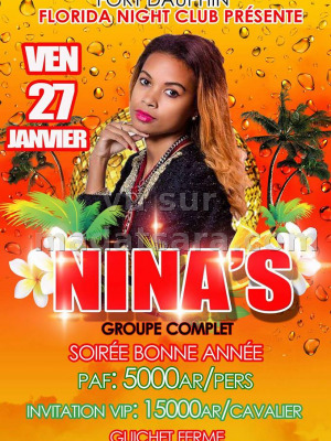 Nina's‍ en concert au Florida By Anita - Fort-Dauphin‍