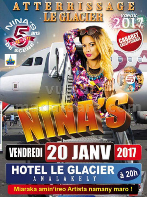 Nina's‍ en concert au Le Glacier Analakely‍ cabaret exceptionnel