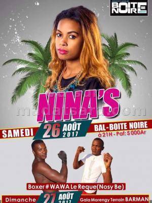 Nina's en concert Discothèque Boite Noire Antsiranana