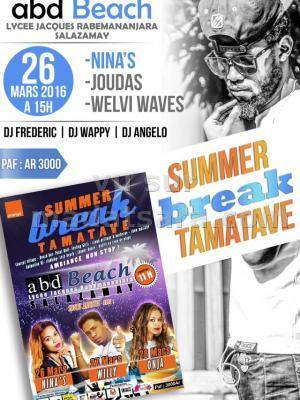 Nina's, Joudas, Welvi Waves - Summer Break Tamatave - Abd Beach Lycée Salazamay