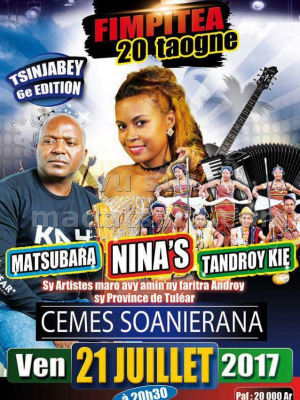 Nina's‍ , Matsubara‍ & Tandroy Kie‍ en concert CEMES Soanierana‍