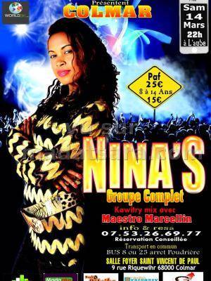 Nina's en concert à la Salle foyer saint vincent de Paul Colmar