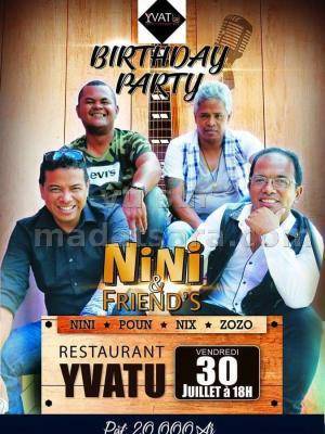 Nini KIaka friends birthday party Restaurant Yvatu