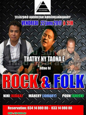 Nini KIaka‍, Poun Green‍ & Mahery‍ - Rock & Folk - Restaurant Telozoro‍