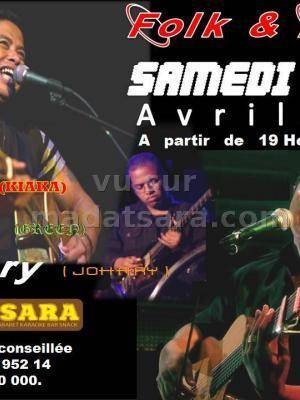 Nini, Poun, Mahery - folk et Rock au Café Vohitsara