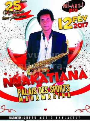 Njakatiana‍ - 25taona niarahana tam-pitiavana - Palais des Sports Mahamasina‍
