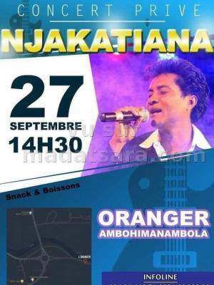 Njakatiana concert privé Oranger Ambohimanambola