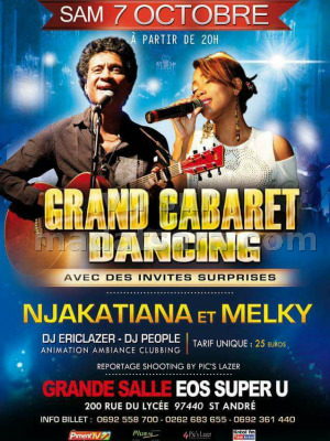 Njakatiana‍ & Melky‍ en concert Espace EOS super U - Saint-André La Réunion‍