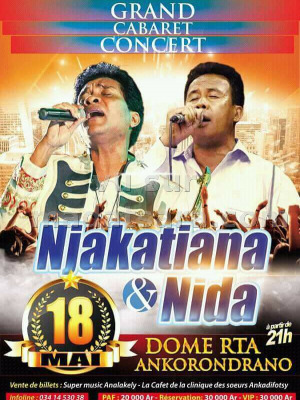 Njakatiana‍ & Nida - grand cabaret concert Dome RTA Ankorondrano‍