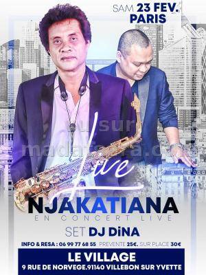 NJAKATIANA PARIS 2019 & DJ DINA SAM 23 FEV - Le Village 91 Villebon Sur Yvette‍