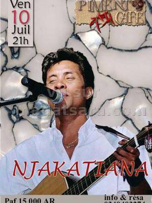 Njakatiana concert au Piment Café