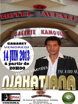 Njakatiana en Cabaret à l'Hotel Avenue
Quelques vidéos de Njakatiana
[videos artiste=njakatiana]