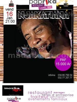 Njakatiana en concert au Paprika