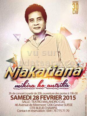 Njakatiana mihira ho antsika à la salle Teatro Malandro Cug à Genève Suisse