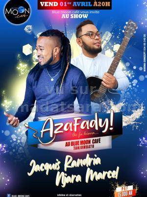 Njara Marcel & Jacquis Randria Blue Moon Café Ambaniatsimo Tanjombato