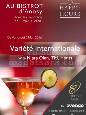 Njara Olan, Titi & Hents - Variété internationale au Bistrot d'Anosy