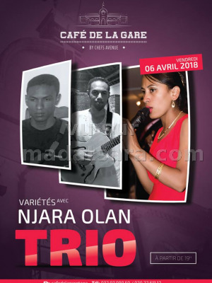 Njara Olan‍ trio - Café de la Gare Soarano‍