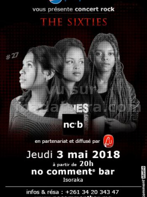 No Comment Bar Isoraka‍ The Sixties en concert