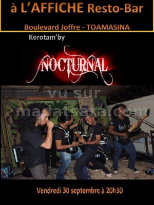 Nocturnal‍ korotam'by à L'Affiche Resto Bar Toamasina‍