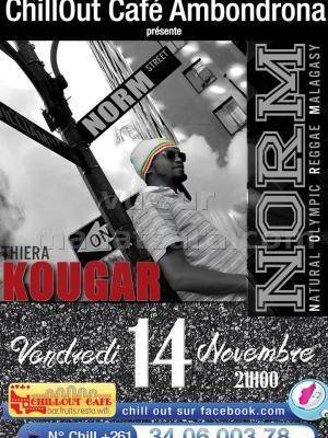 NORM (Natural Olympic Reggae Malagasy) Street avec Thiera KOUGAR au Chillout Café Ambondrona